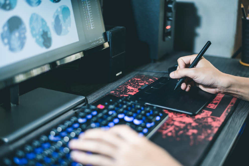 Freelance business graphic designer